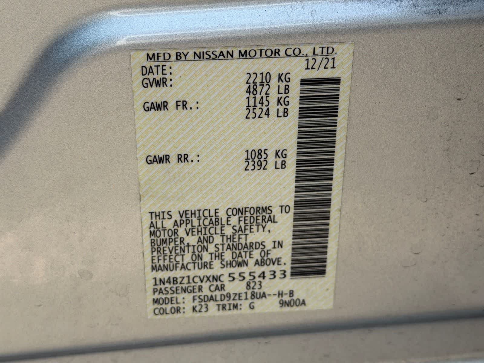 Certified 2022 Nissan Leaf SV Plus FWD image 22