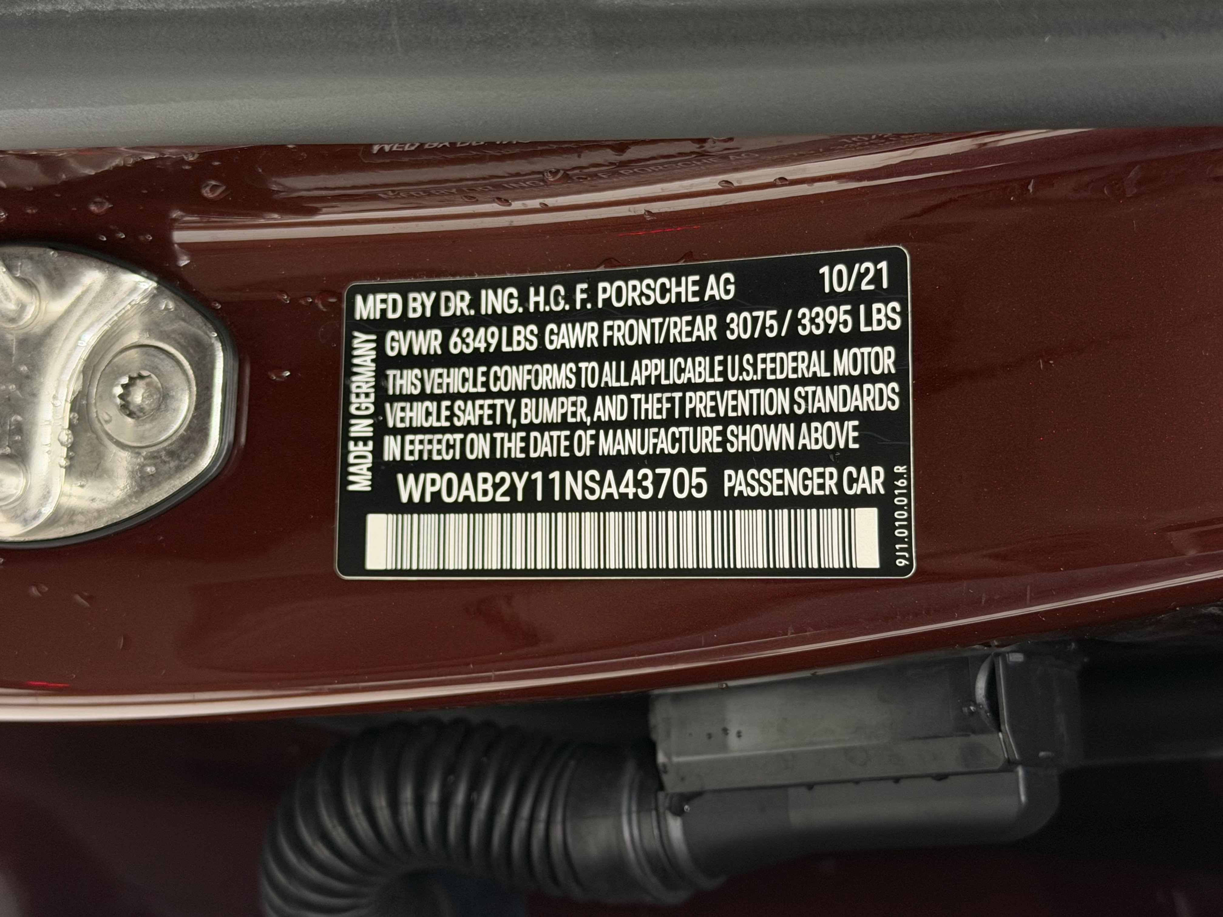Certified 2022 Porsche Taycan 4S AWD/4WD image 60