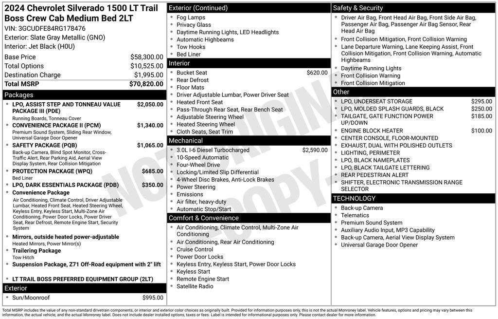 Used 2024 Chevrolet Silverado 1500 LT Trail Boss AWD/4WD image 35