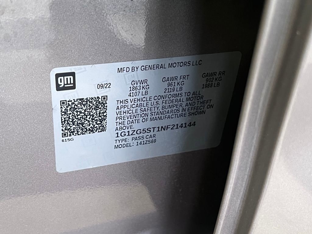 Used 2022 Chevrolet Malibu RS image 46