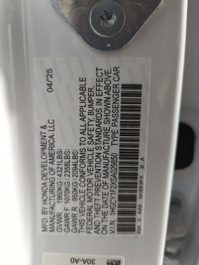 Certified 2025 Honda Accord LX image 25