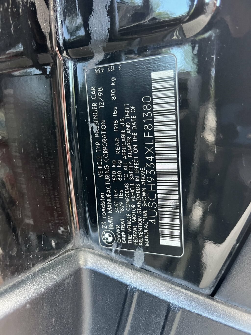Used 1999 BMW Z3 2.5i RWD image 20