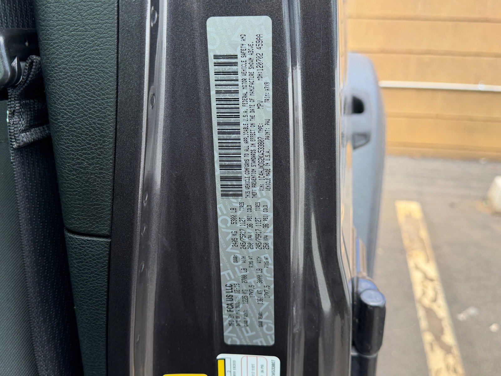 Used 2019 Jeep Wrangler Unlimited Sport S AWD/4WD image 13
