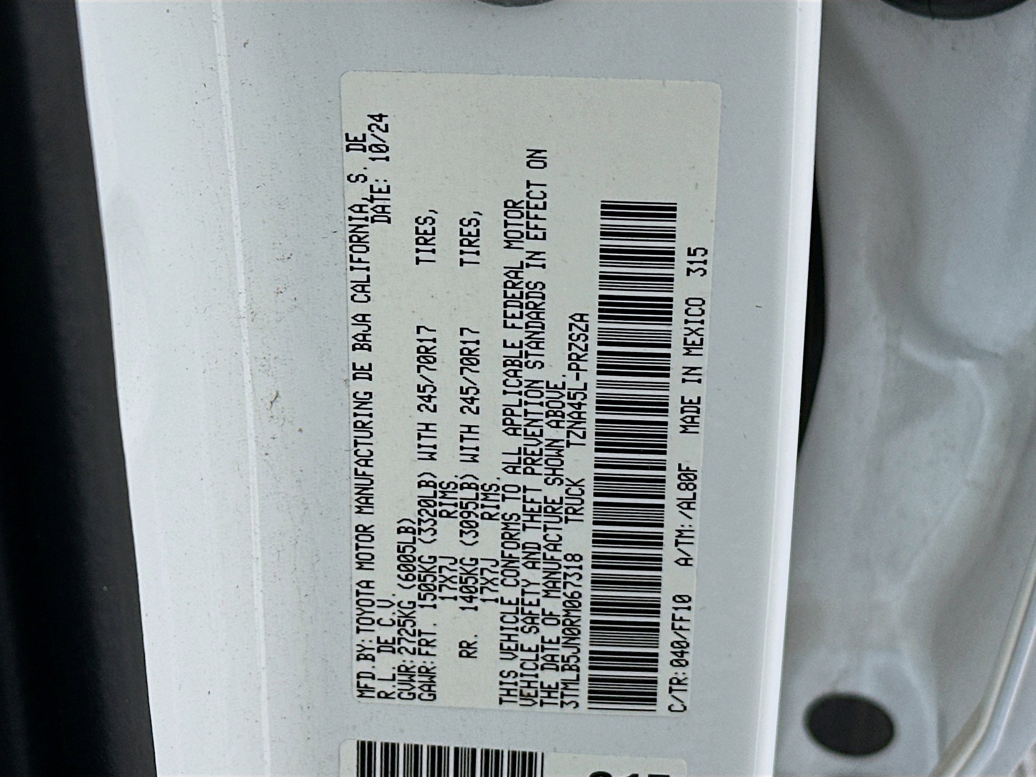 Used 2024 Toyota Tacoma SR5 image 12