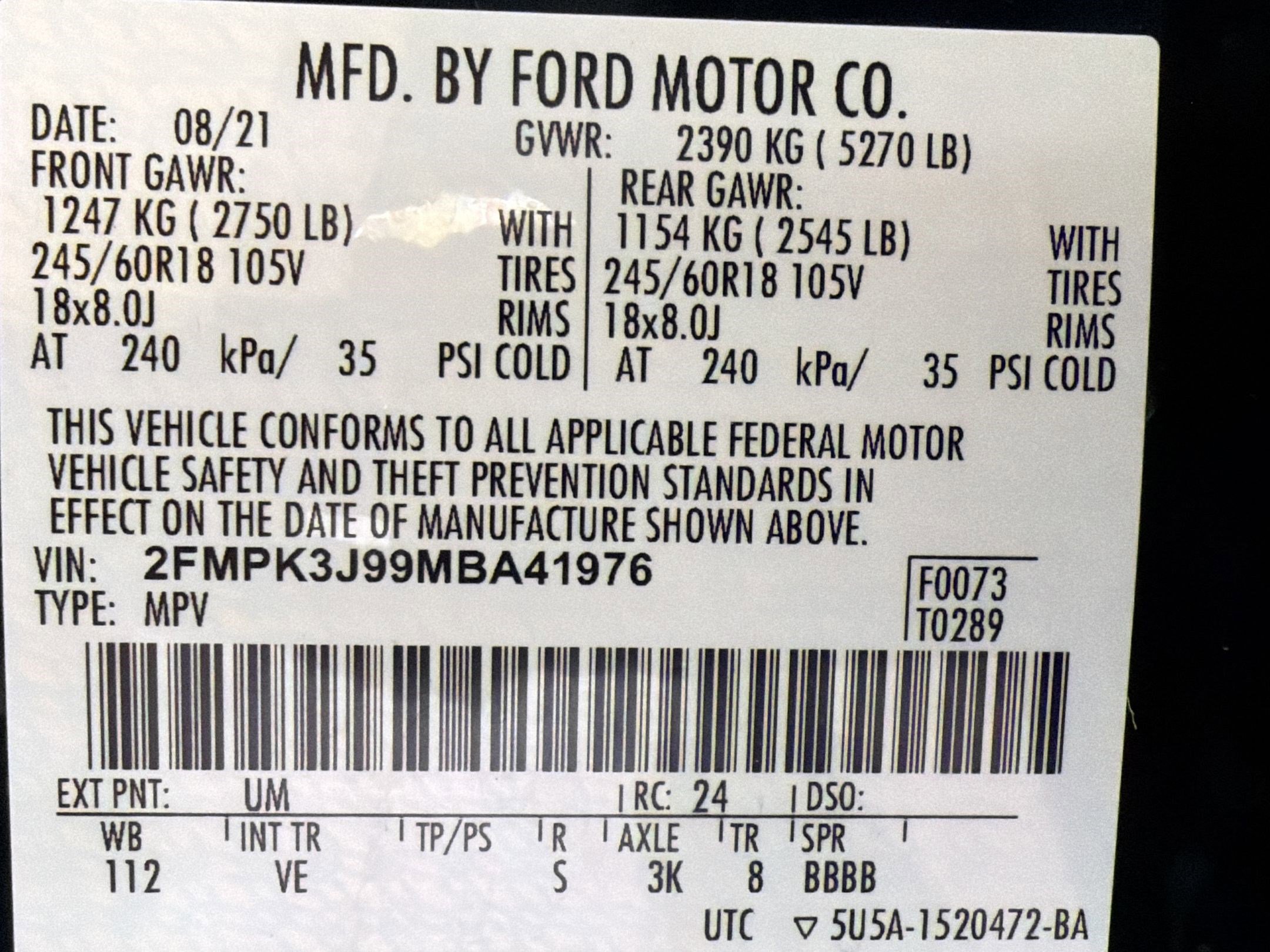 Used 2021 Ford Edge SEL w/ Convenience Package image 20