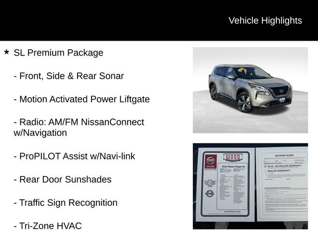 Used 2023 Nissan Rogue SL w/ SL Premium Package image 6