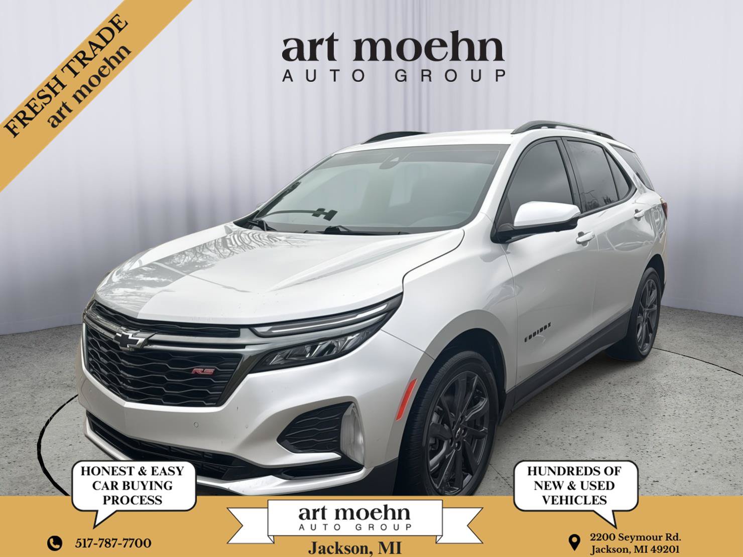 Used 2022 Chevrolet Equinox RS w/ RS Leather Package