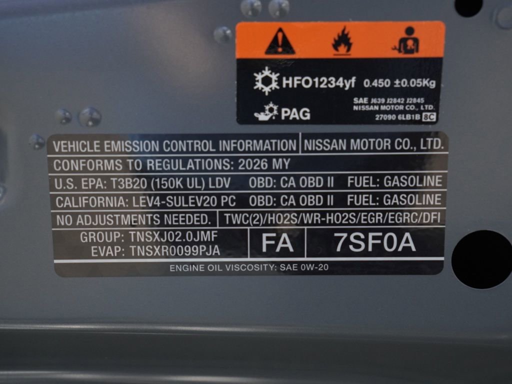New 2026 Nissan Sentra SV FWD image 24