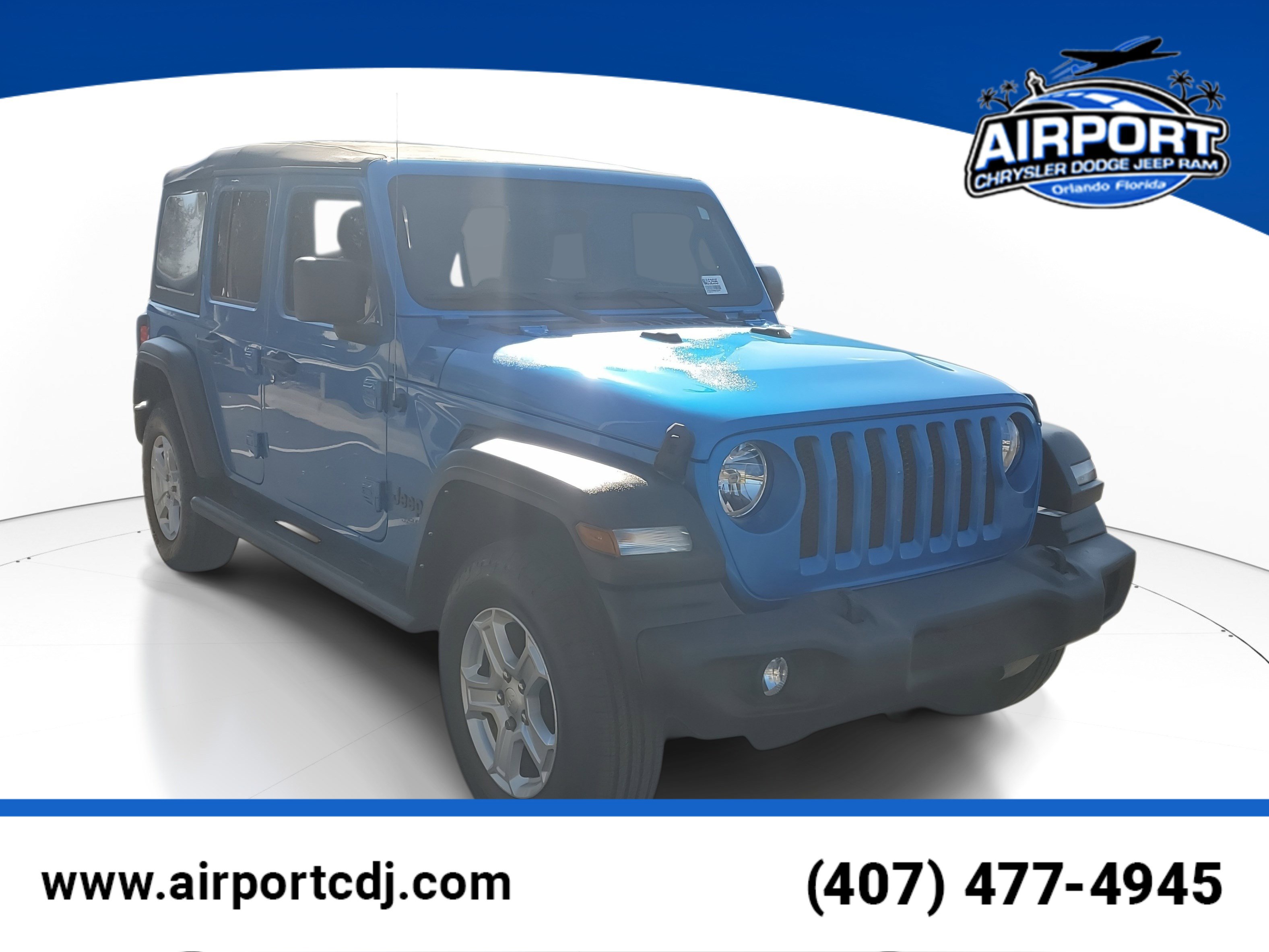 Used 2022 Jeep Wrangler Unlimited Sport image 1