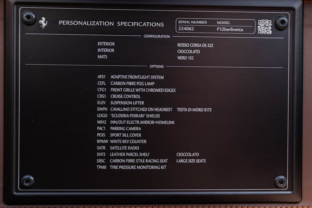 Certified 2017 Ferrari F12 Berlinetta RWD image 58