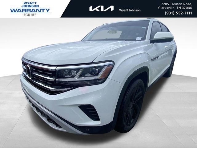 Used 2021 Volkswagen Atlas Cross Sport SE w/ 20" Black Wheels Package