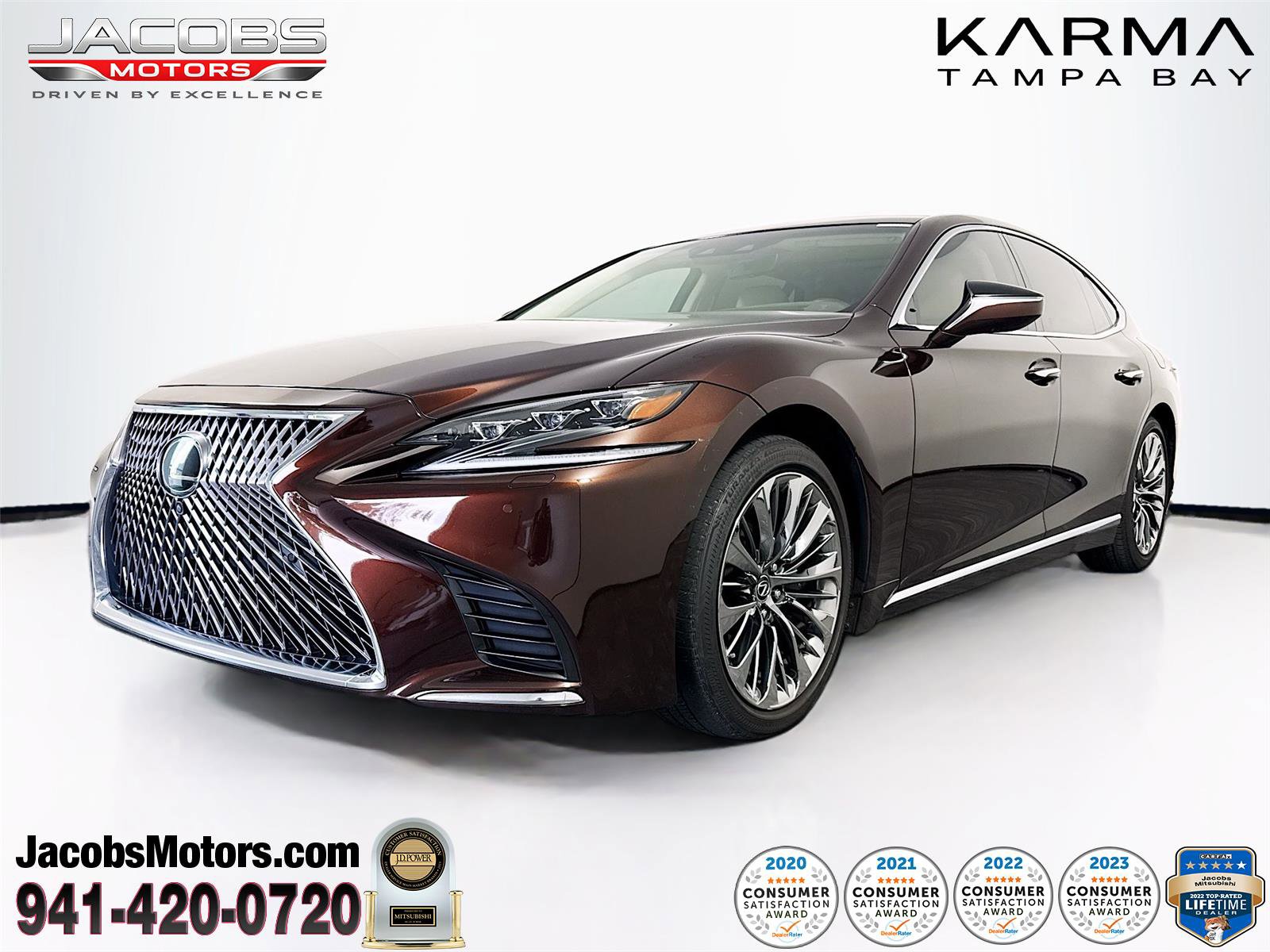 Used 2019 Lexus LS 500 w/ Interior Upgrade Package RWD image 1