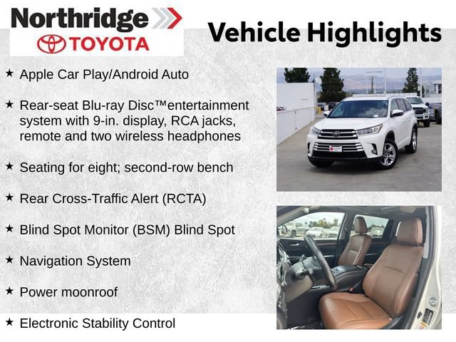 Used 2017 Toyota Highlander Limited w/ Carpet Mat Package FWD image 2