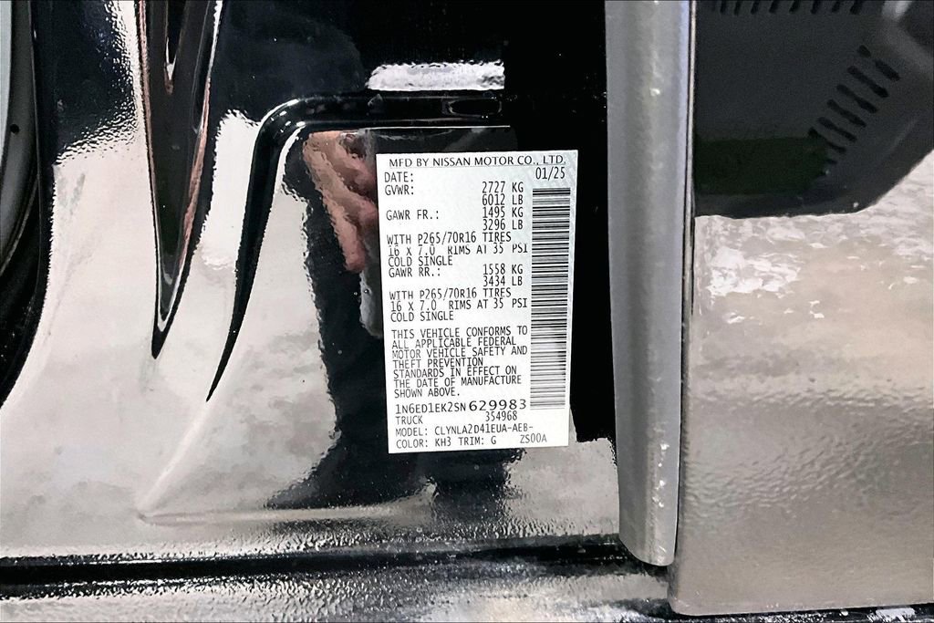 Used 2025 Nissan Frontier S w/ S Utility Package image 43