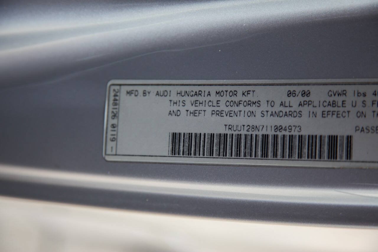 Used 2001 Audi TT 1.8T AWD/4WD image 39