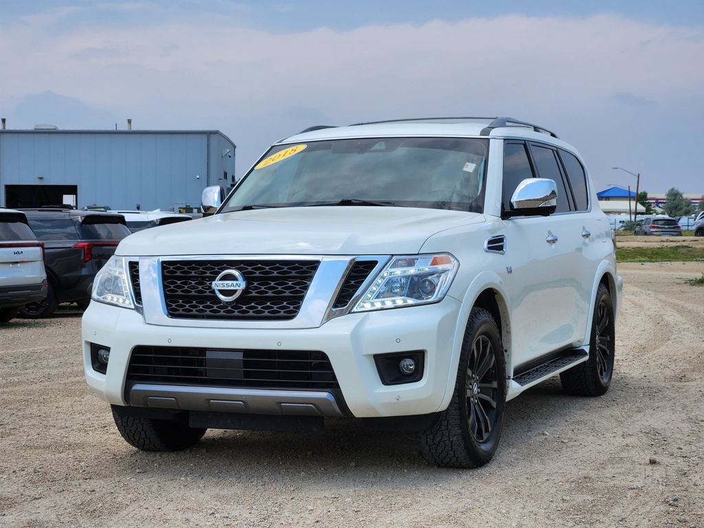 Used 2019 Nissan Armada Platinum w/ Captain's Chairs Package AWD/4WD image 4