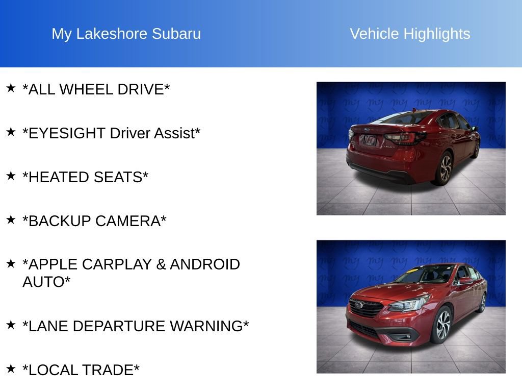 Used 2021 Subaru Legacy Premium w/ Popular Package #1 AWD/4WD image 10