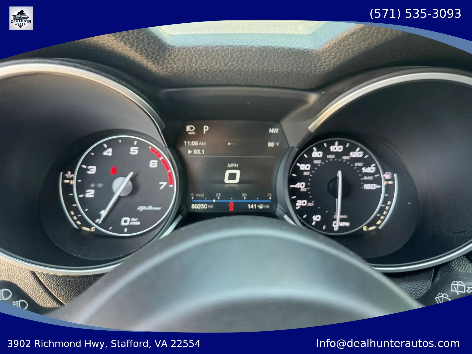 Used 2018 Alfa Romeo Stelvio Sport w/ Quick Order Package 22J Sport AWD/4WD image 21