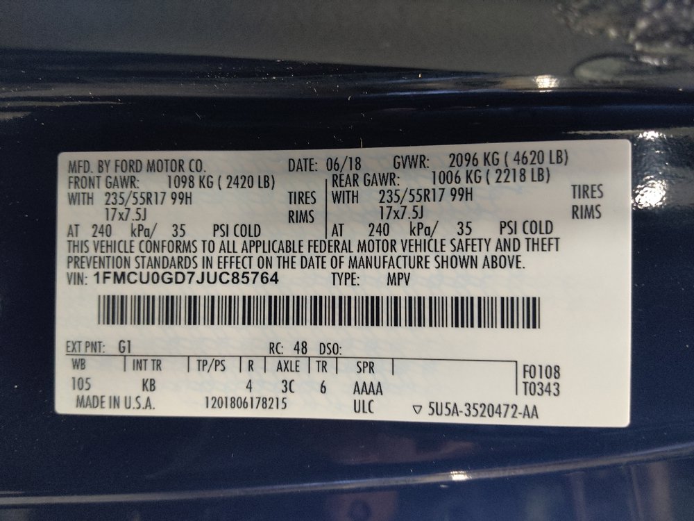 Used 2018 Ford Escape SE FWD image 33