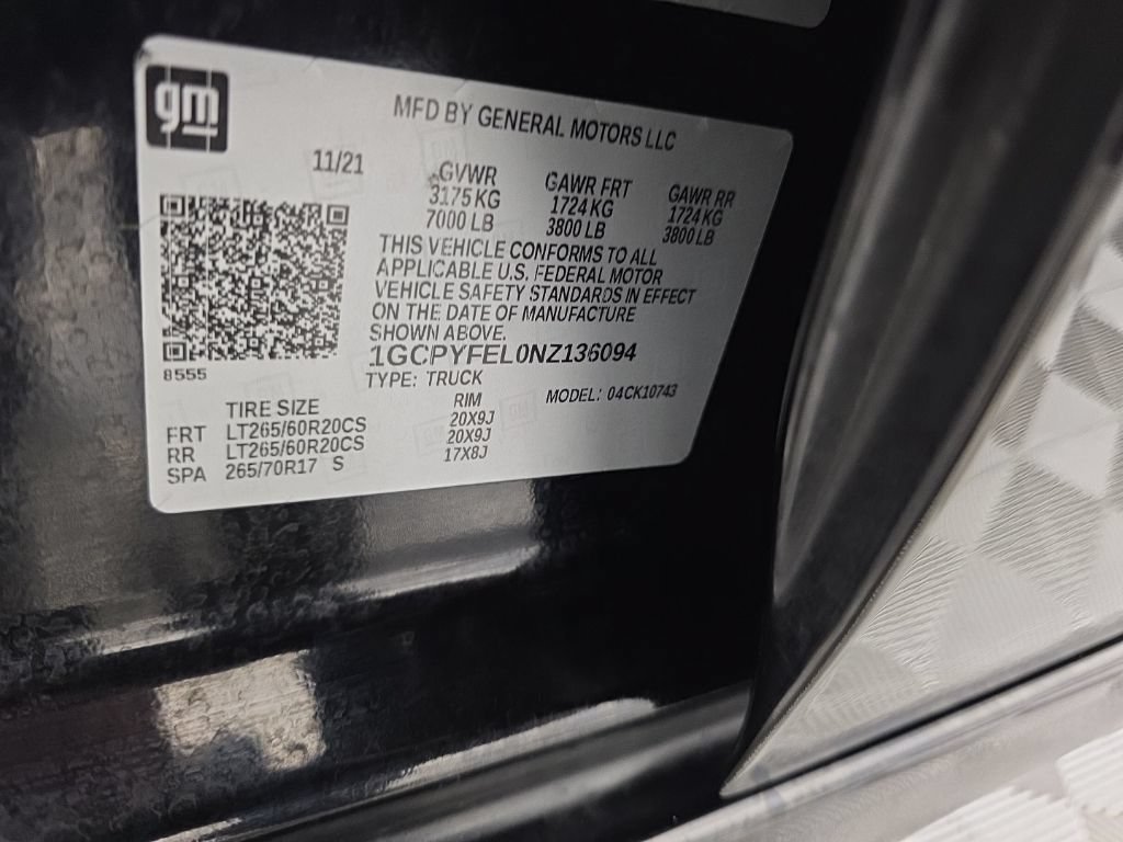 Used 2022 Chevrolet Silverado 1500 LT Trail Boss w/ Convenience Package II AWD/4WD image 10