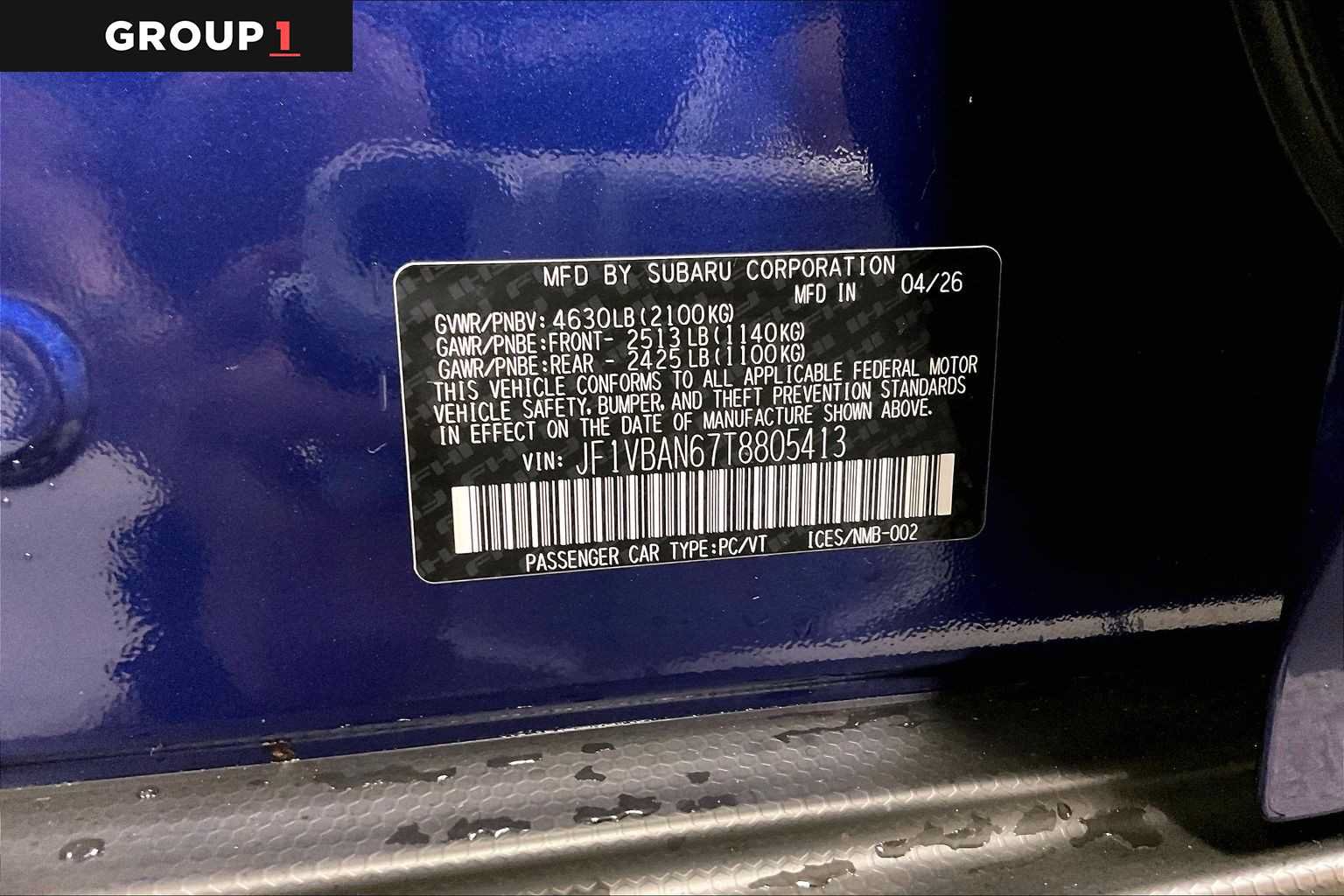 Certified 2026 Subaru WRX Limited AWD/4WD image 37