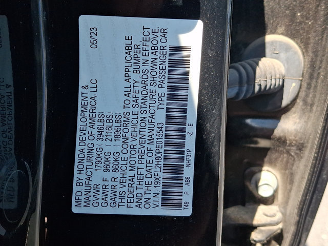 Certified 2023 Honda Civic Sport image 28