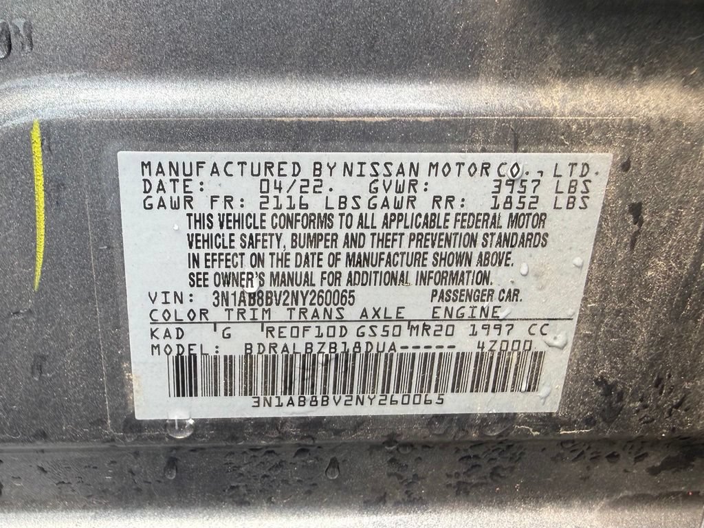 Used 2022 Nissan Sentra S FWD image 32
