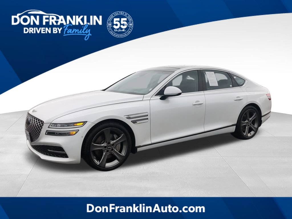 Used 2021 Genesis G80 3.5T w/ Prestige Package AWD/4WD image 1