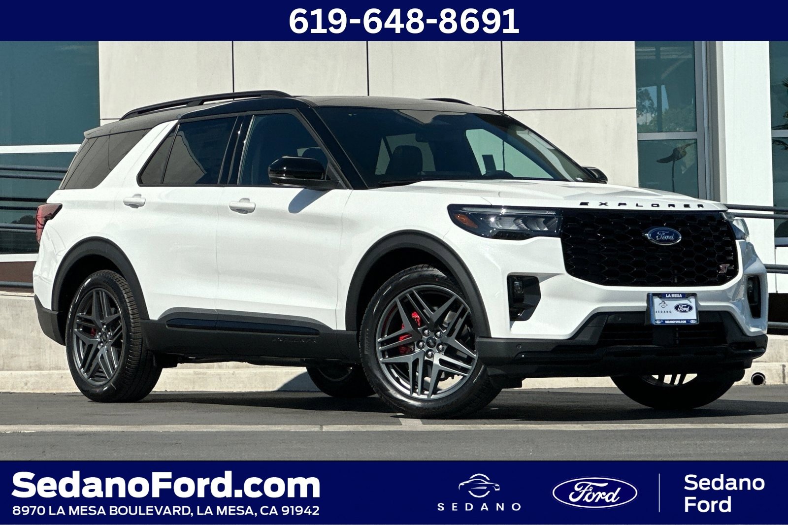 New 2025 Ford Explorer ST w/ Sun And Sound Package