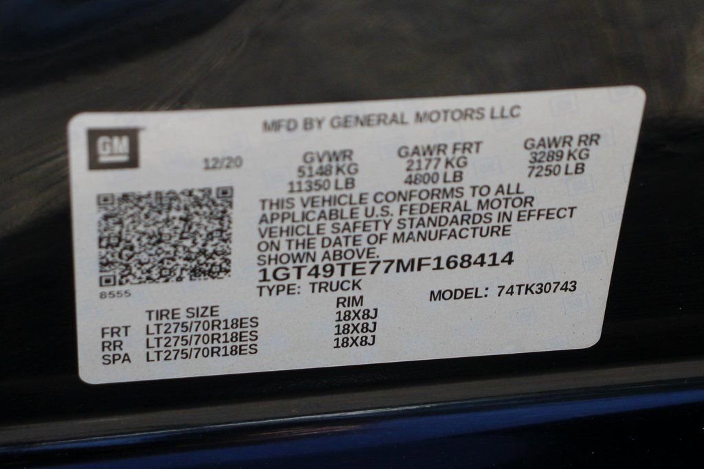 Used 2021 GMC Sierra 3500 SLE w/ SLE Value Package image 48