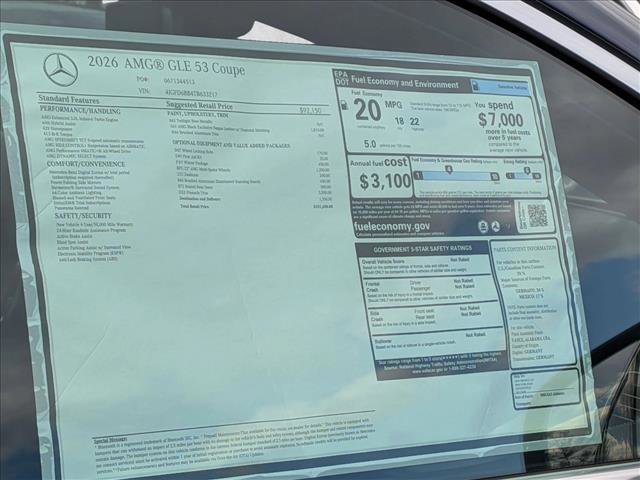 New 2026 Mercedes-Benz GLE 53 AMG 4MATIC Coupe image 19