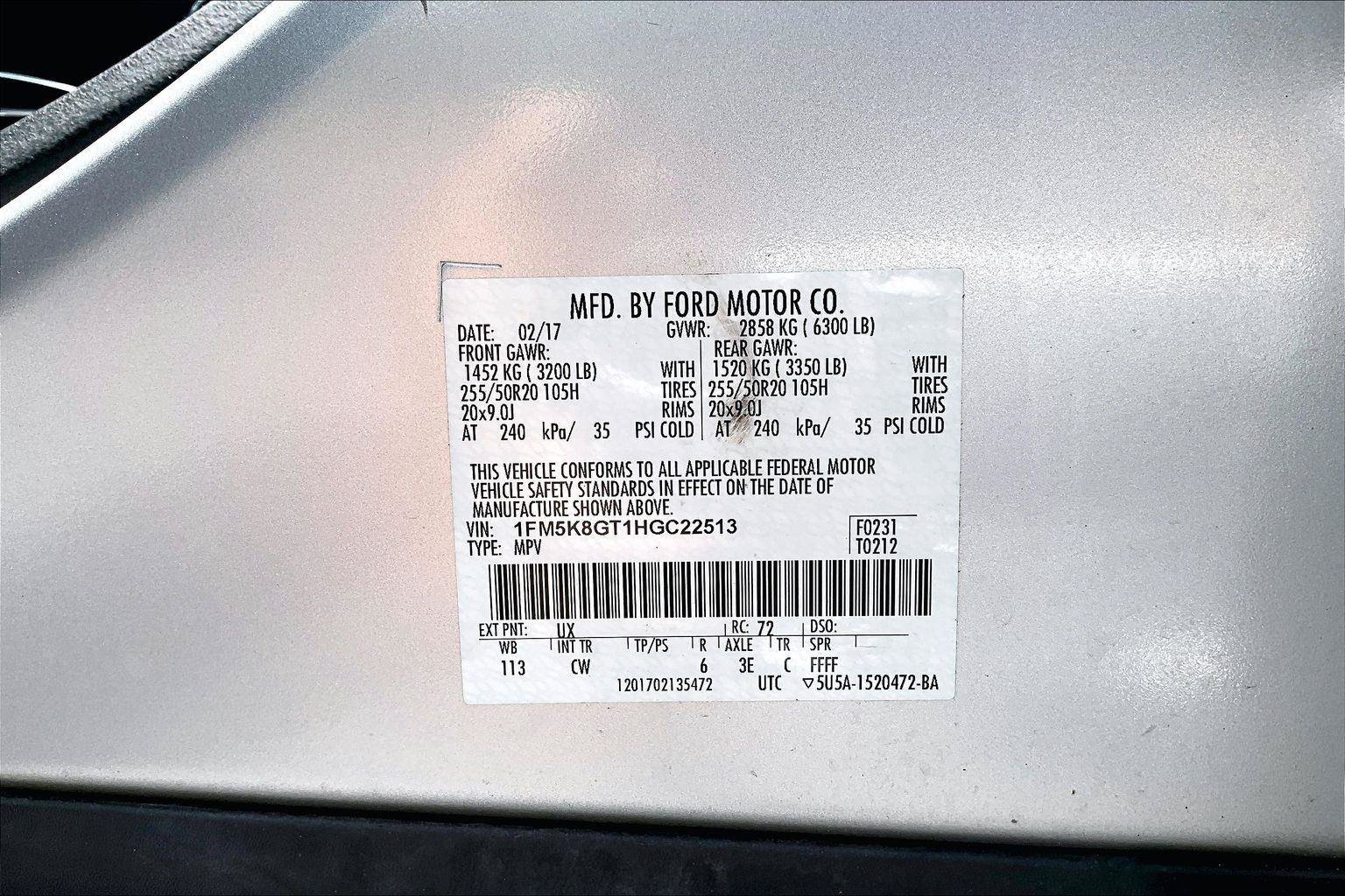 Used 2017 Ford Explorer Sport AWD/4WD image 19