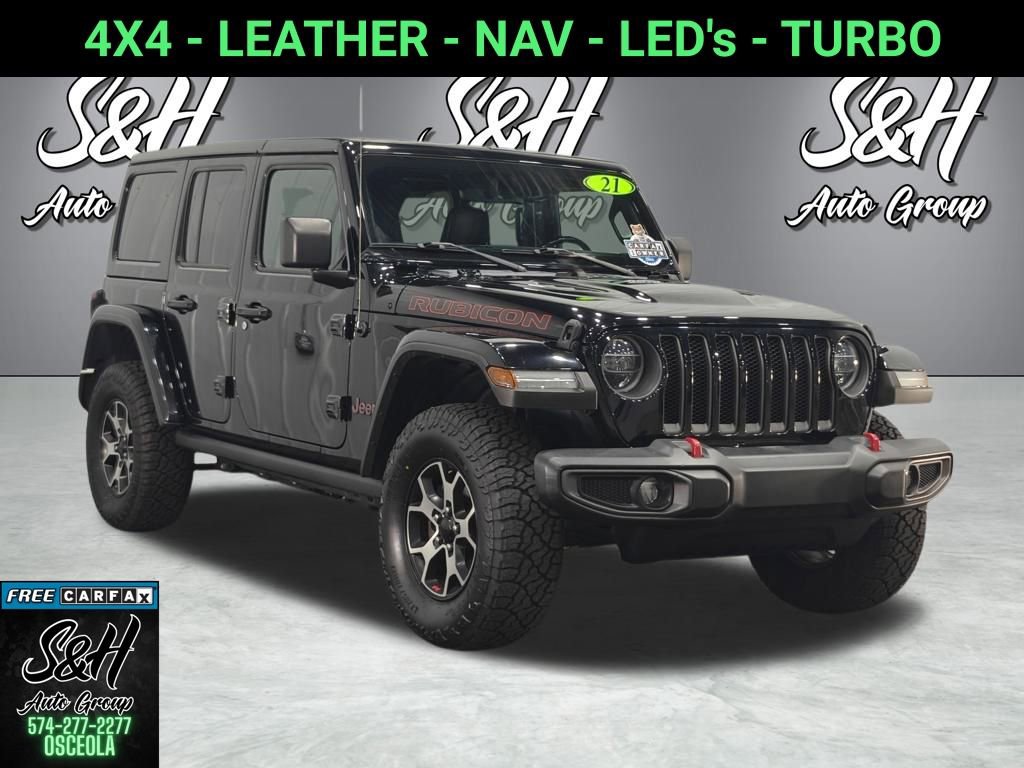 Used 2021 Jeep Wrangler Unlimited Rubicon w/ Dual Top Group image 1