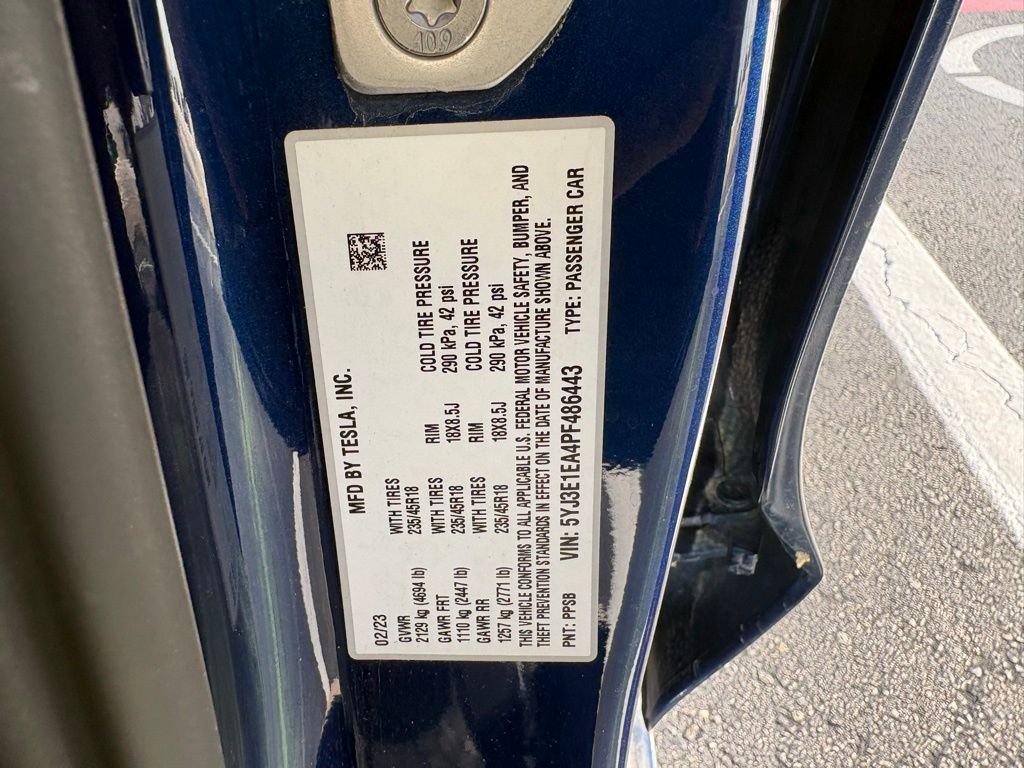 Used 2023 Tesla Model 3 Standard Range RWD image 9