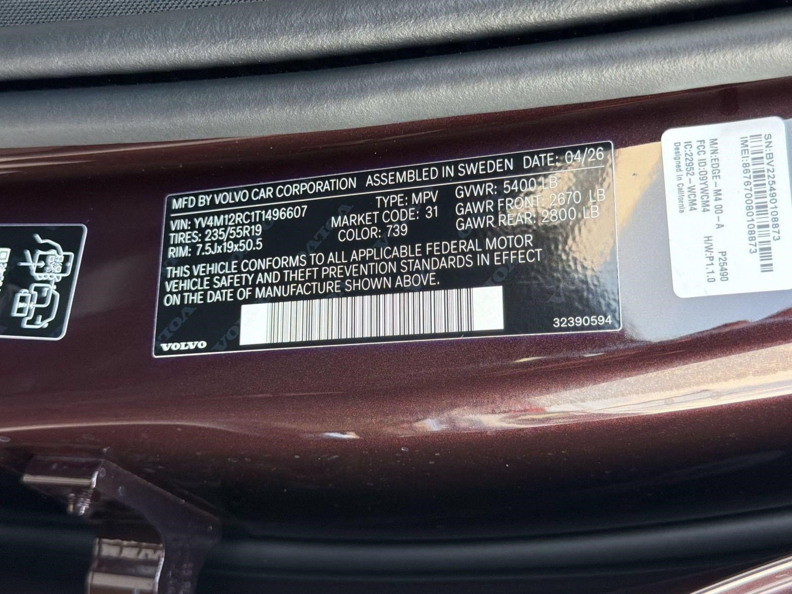 New 2026 Volvo XC60 B5 Plus w/ Climate Package AWD/4WD image 25