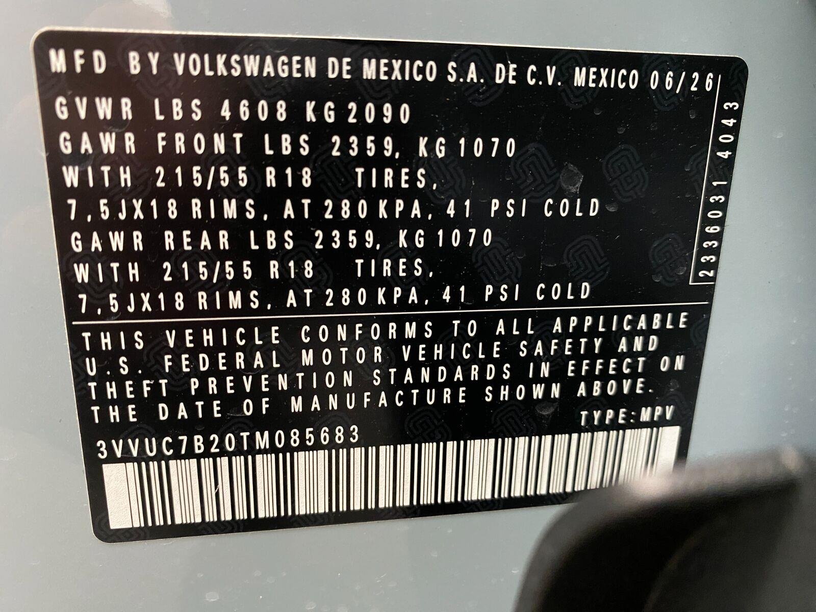 New 2026 Volkswagen Taos SE AWD/4WD image 28