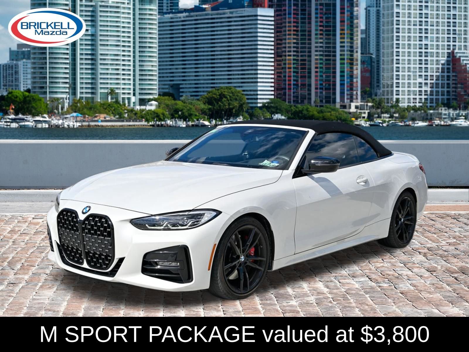 Used 2021 BMW 430i Convertible w/ M Sport Package RWD image 1