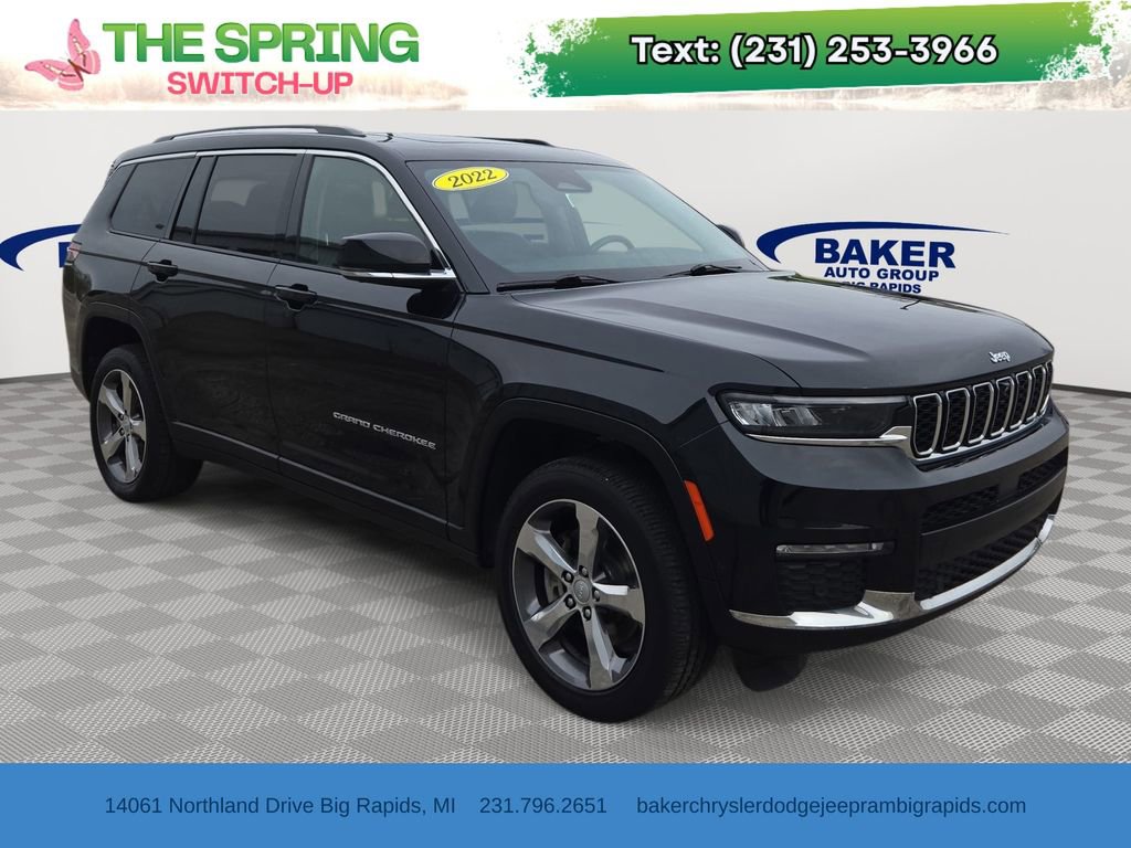 Used 2022 Jeep Grand Cherokee L Limited w/ Luxury Tech Group II AWD/4WD image 1
