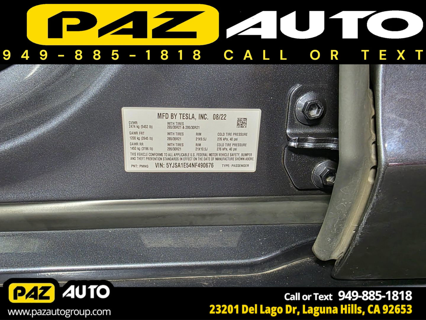 Used 2022 Tesla Model S image 36