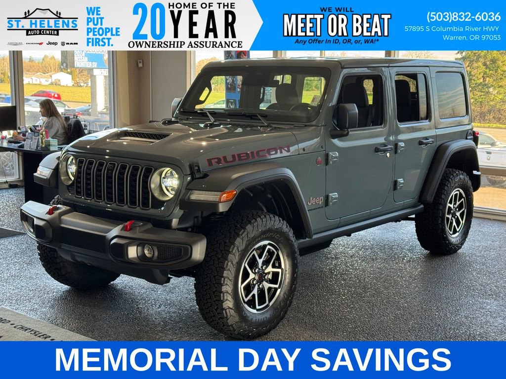 New 2026 Jeep Wrangler Unlimited Rubicon AWD/4WD image 1
