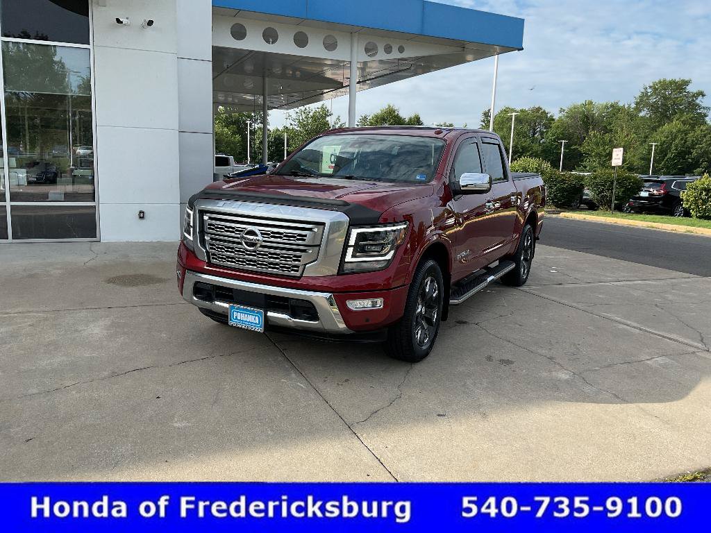Used 2021 Nissan Titan Platinum Reserve w/ Moonroof Package AWD/4WD video 1
