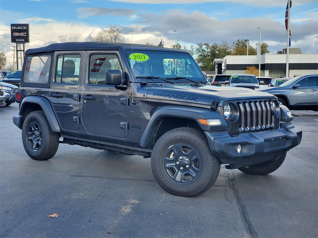 Used 2021 Jeep Wrangler Unlimited Sport image 2