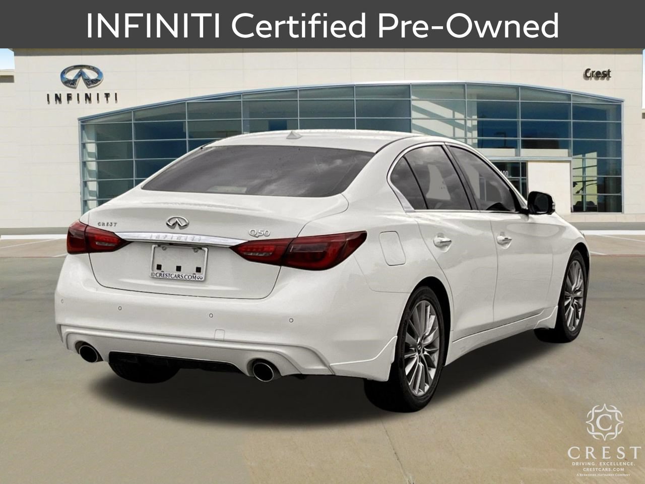 Certified 2023 INFINITI Q50 Luxe w/ Cargo Package RWD image 3