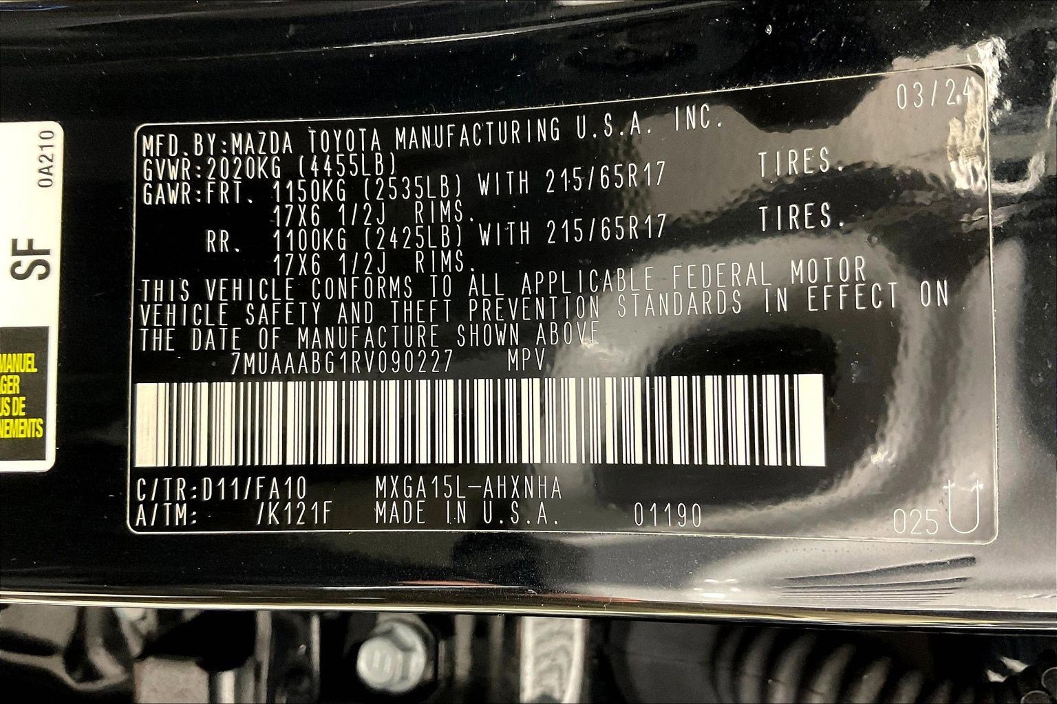 Used 2024 Toyota Corolla Cross L AWD/4WD image 19