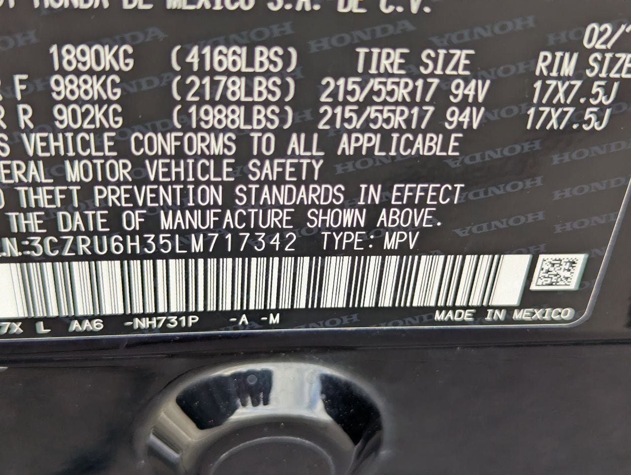Used 2020 Honda HR-V LX image 33