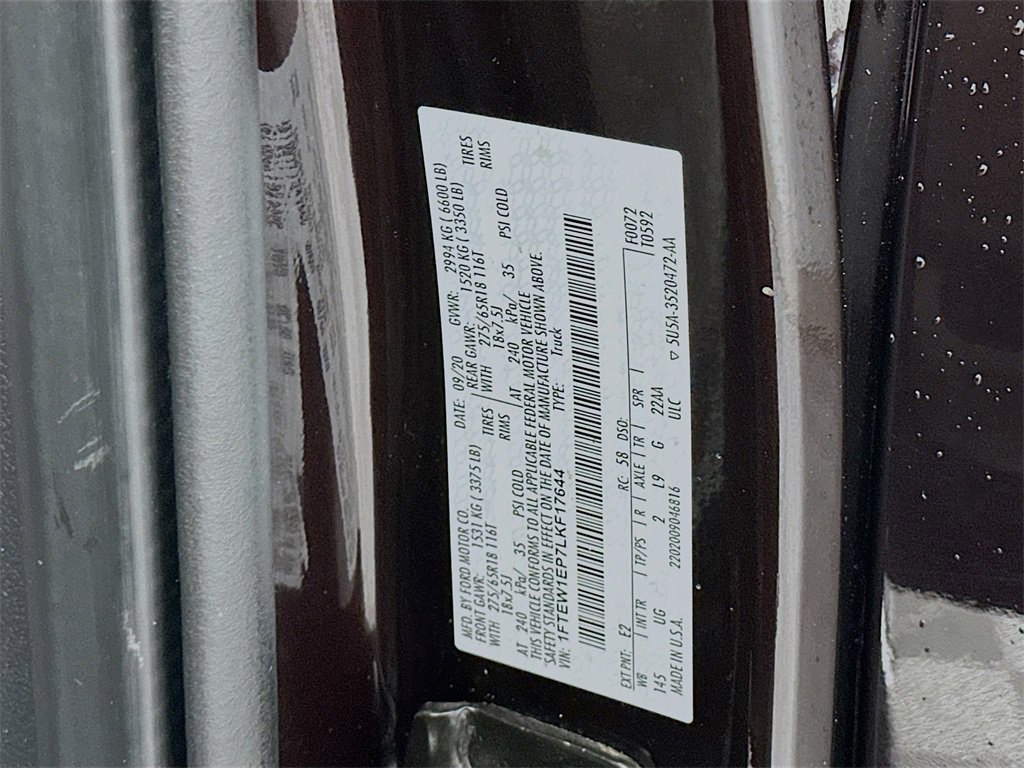 Used 2020 Ford F150 XLT w/ Equipment Group 302A Luxury image 30