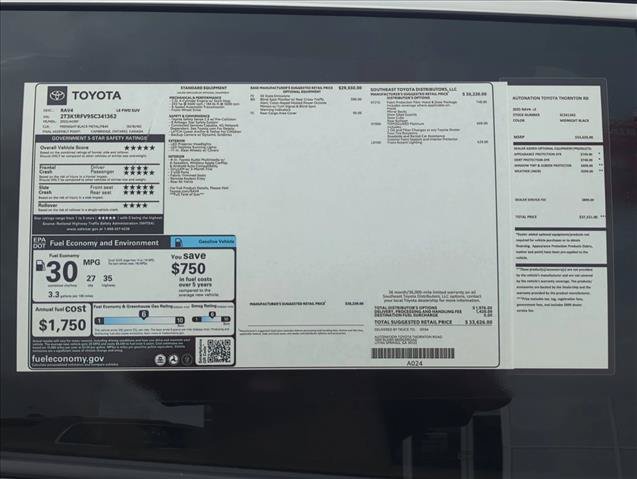 Used 2025 Toyota RAV4 LE FWD image 22