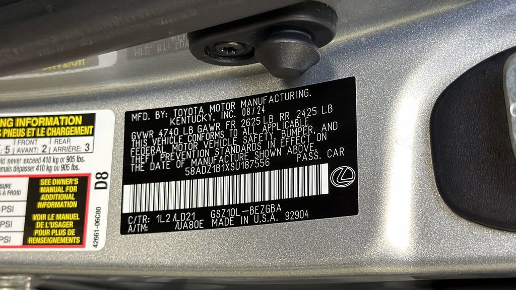 Certified 2025 Lexus ES 350 w/ Premium Package image 34