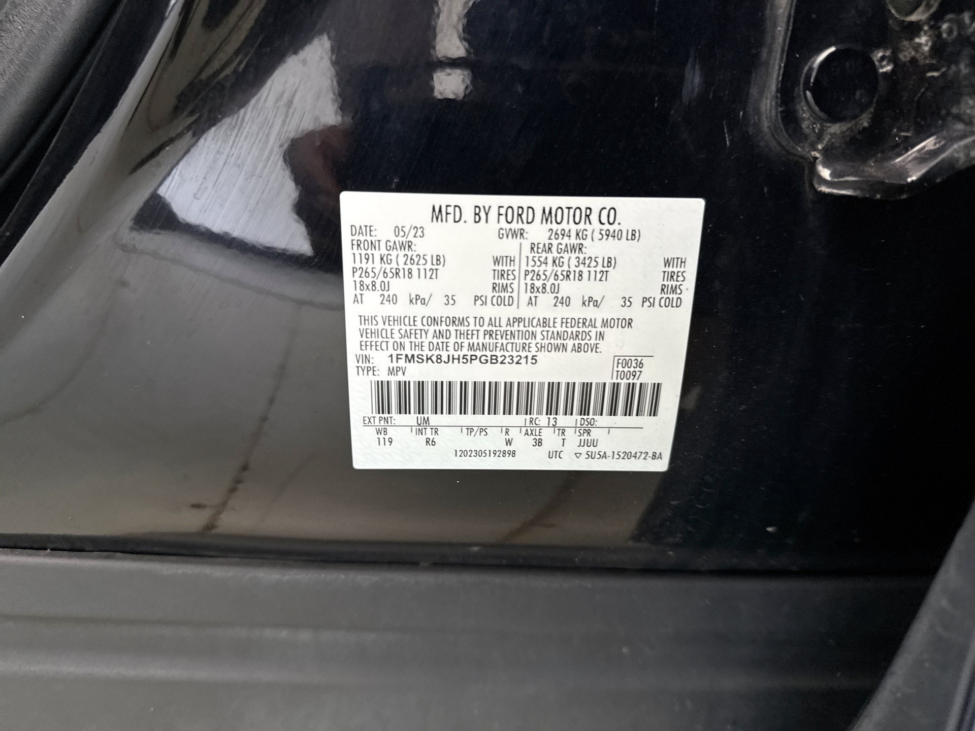 Used 2023 Ford Explorer Timberline AWD/4WD image 21