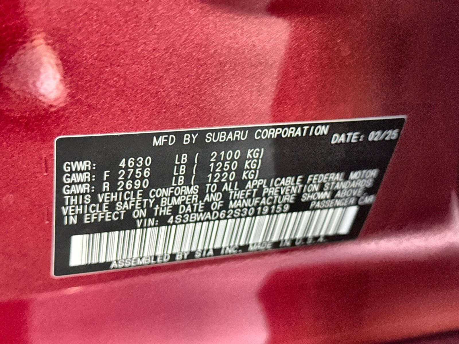 Used 2025 Subaru Legacy Premium image 27